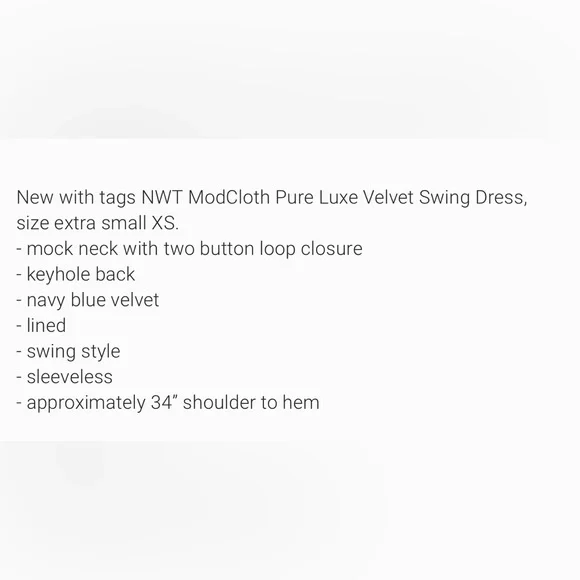 ModCloth PureLuxe Velvet Swing Dress - Picture 9 of 9